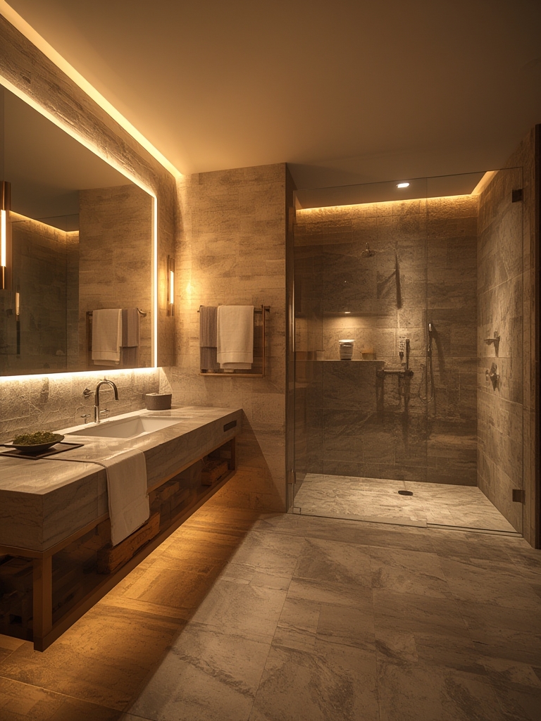 Ambient Bathroom Lighting: 7 Amazing Ways to Transform Your Bathroom Into a Spa (Proven Guide) 3 Ambient bathroom lighting - Illustration 3