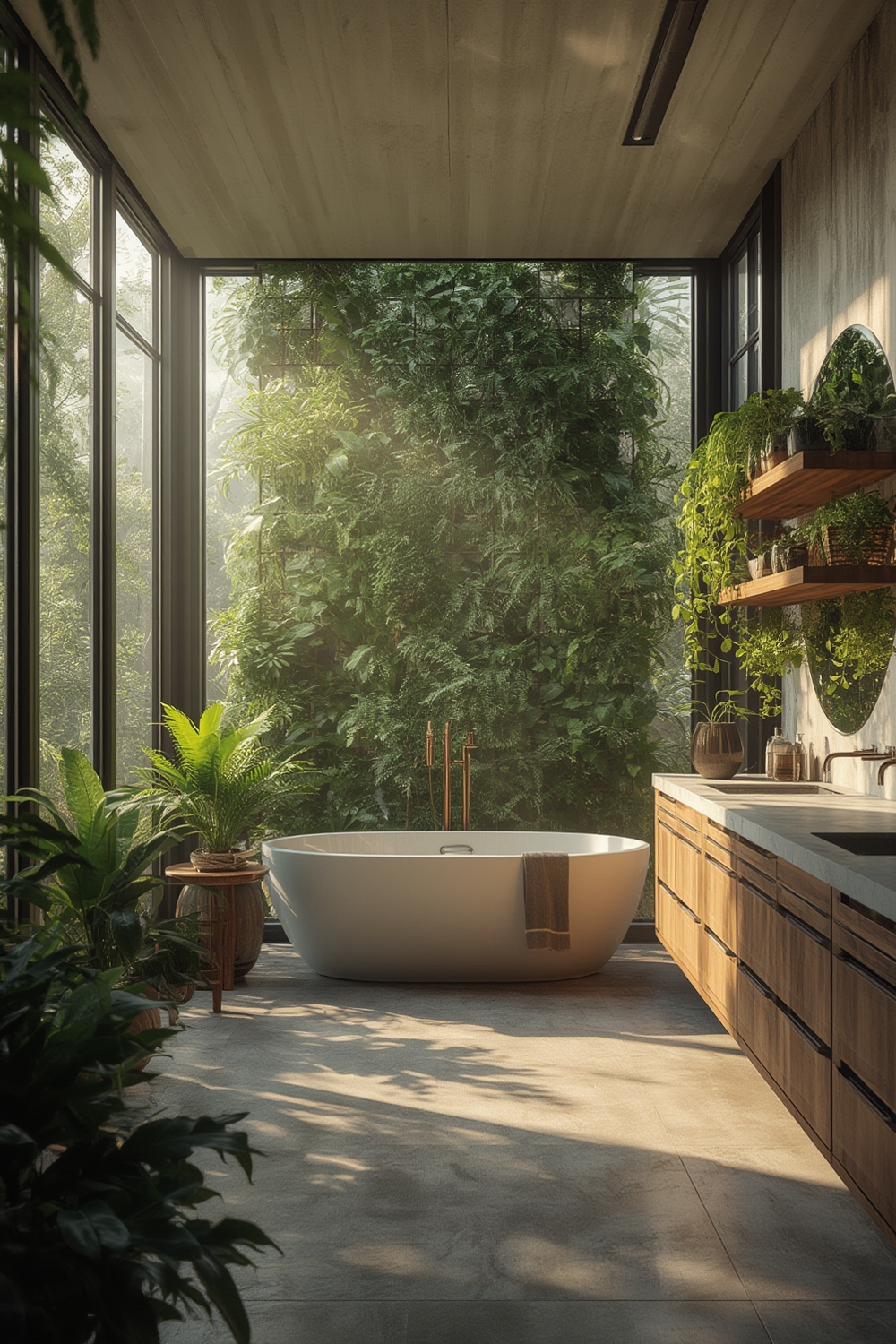 Biophilic Bathroom Design: 7 Amazing Ways To Create A Serene Retreat (Proven Guide) 1 Biophilic bathroom design - Illustration 1