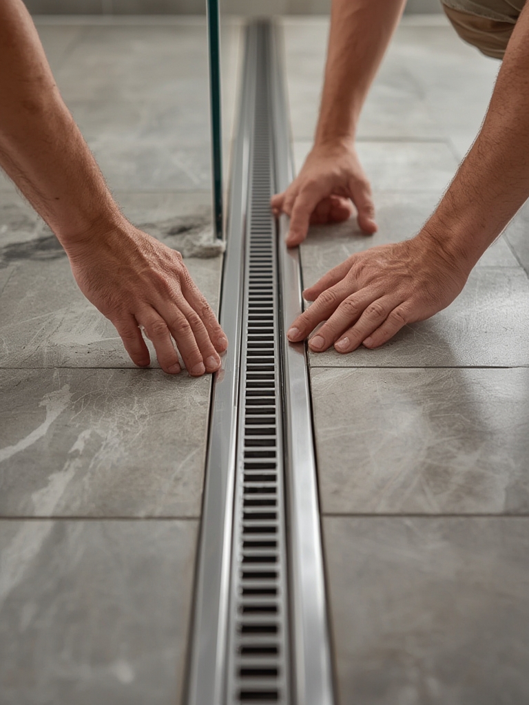 Linear shower drain - Illustration 2