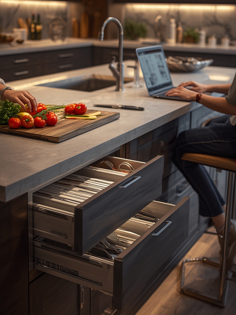 Multifunctional Kitchen Island: 7 Amazing Ways to Build a Proven Entertaining Hub 2 Multifunctional kitchen island - Illustration 2