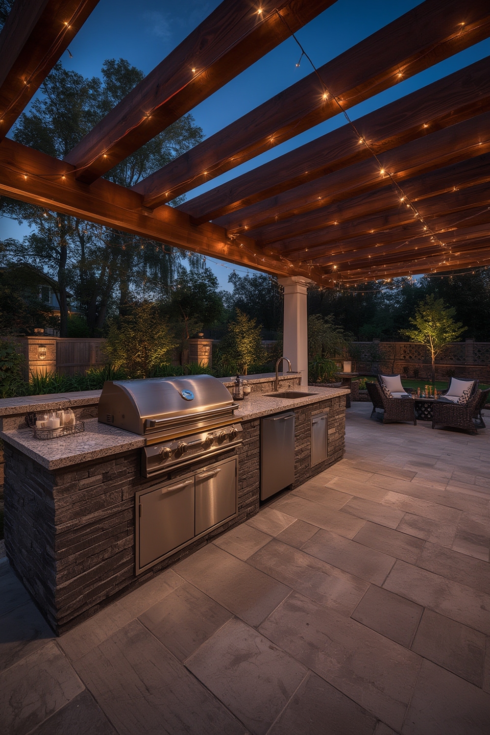 Outdoor kitchen - Illustration 1