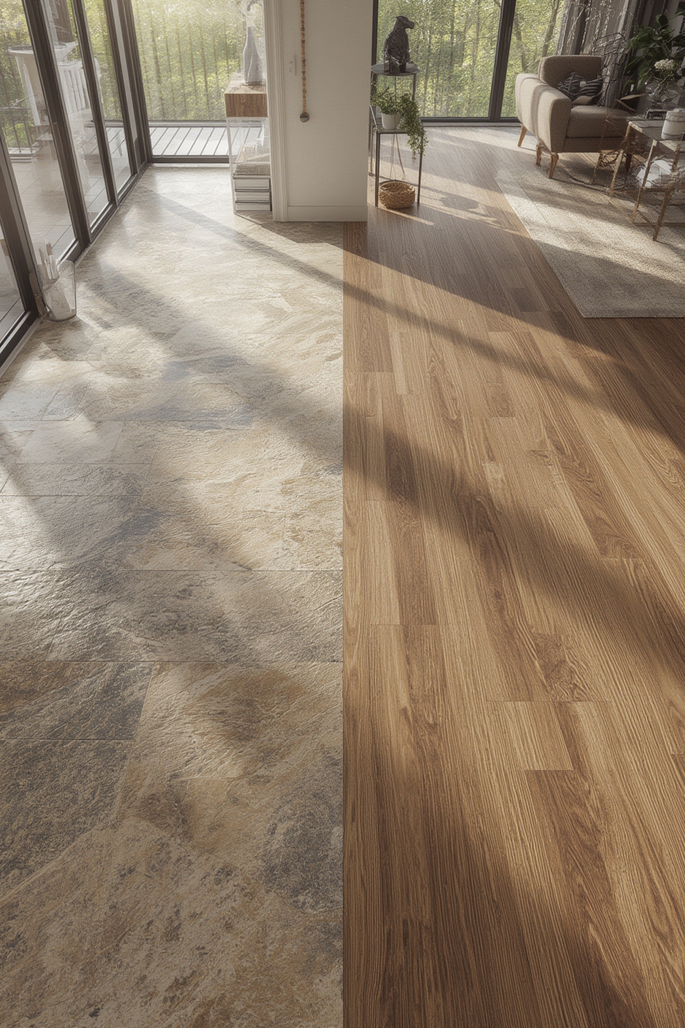 SPC flooring vs LVP - Illustration 1