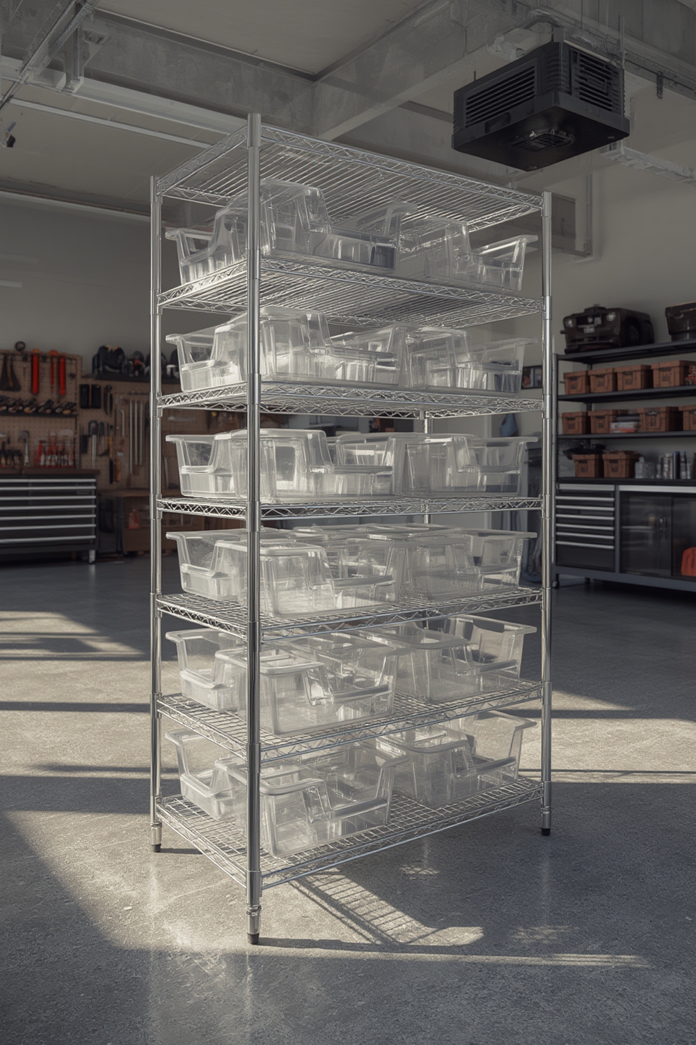 bin rack product view