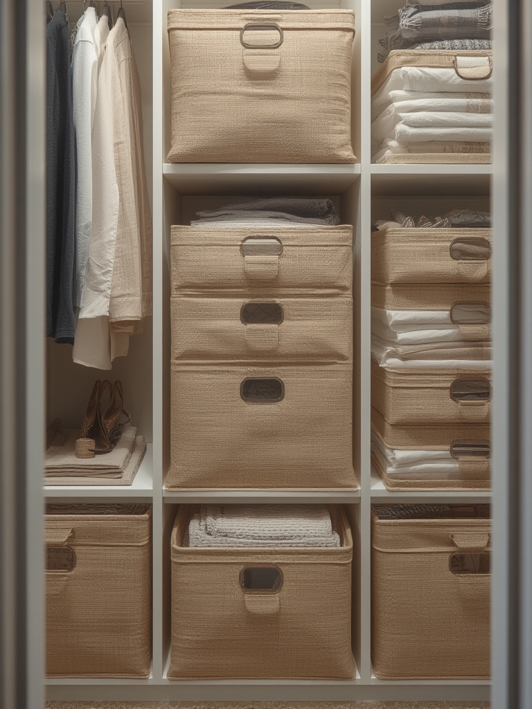 storage bins in action