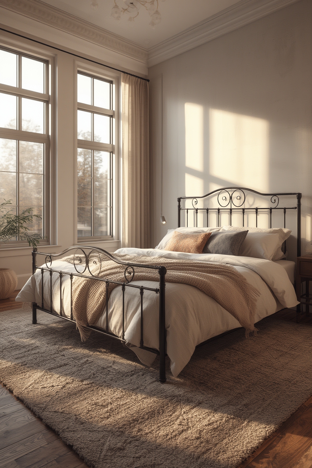 metal bed product view