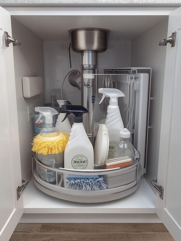 sink organizer in action